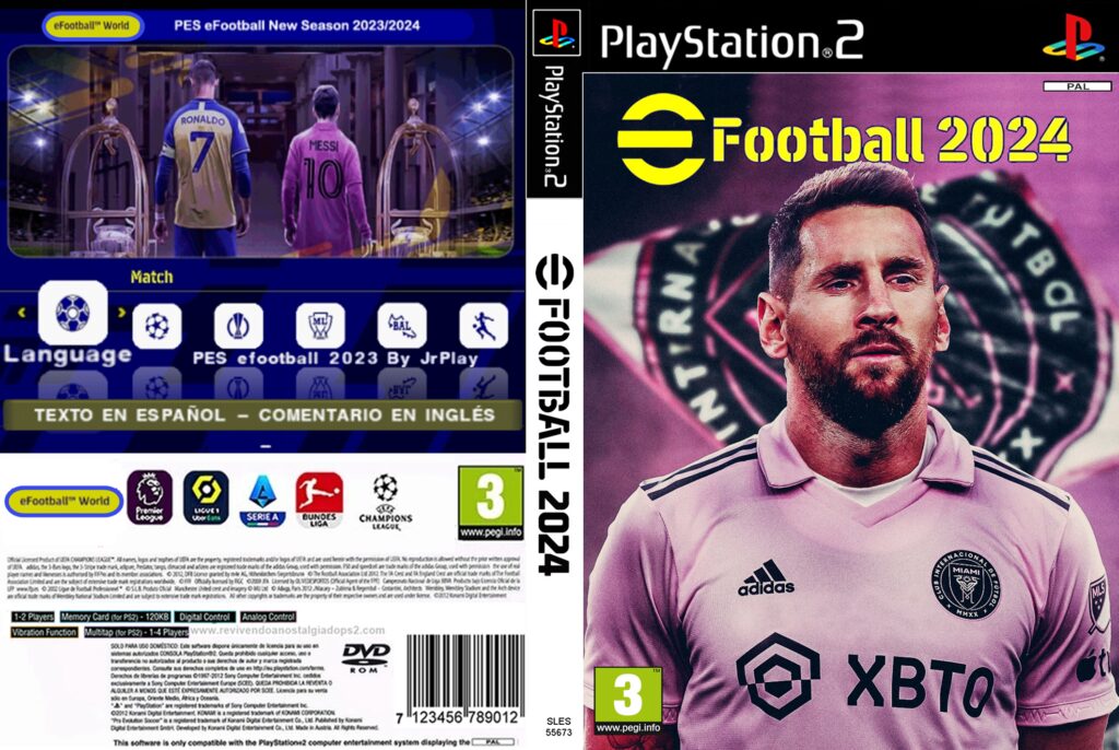 Télécharger PES 2024 PS2 ISO (Playstation 2) PlayeRoms