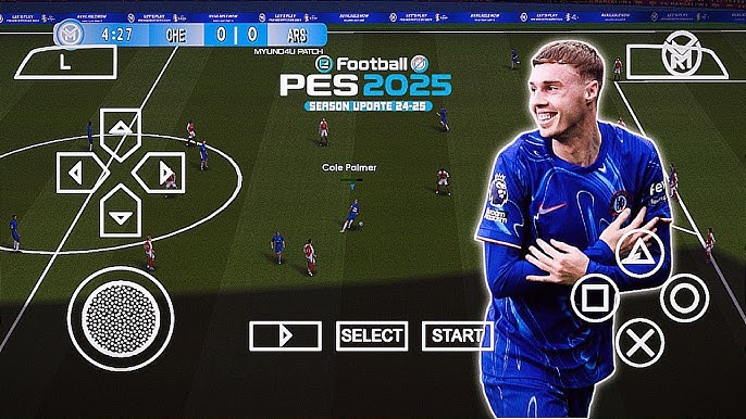 eFootball PES 2025 PPSSPP – PSP ISO avec commentaire en français