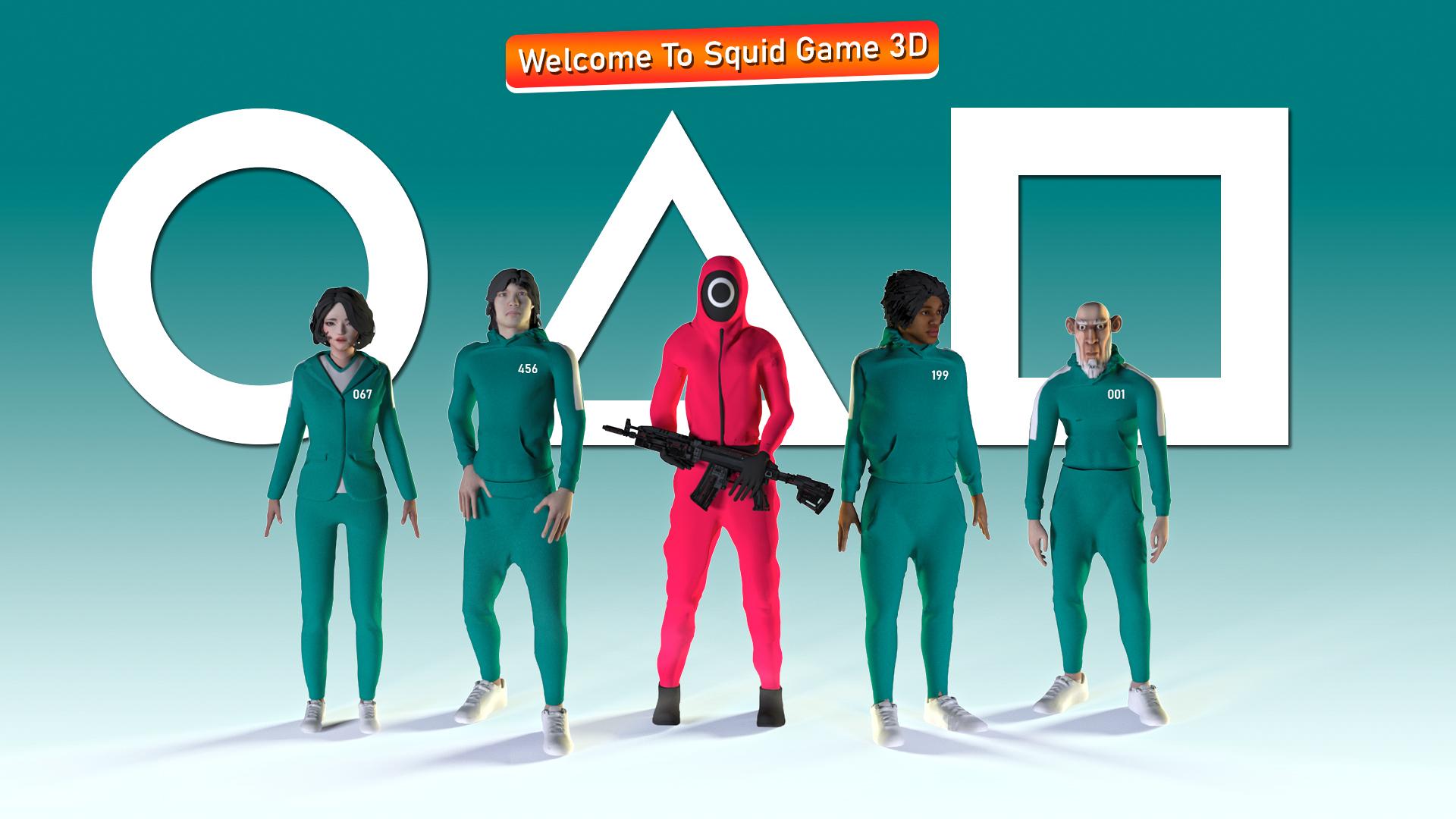 Squid Game 3D Mod APK OBB