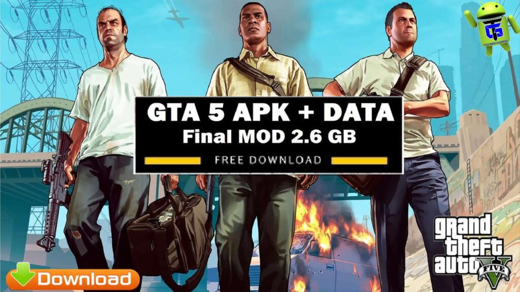 Télécharger GTA 5 v2.00 APK + DONNÉES (Bêta + MOD) GTA 5 v2.00 APK + DONNÉES
