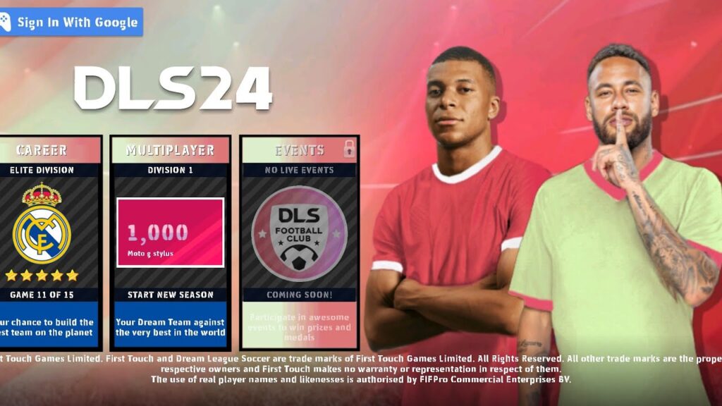 Dream League Soccer 2024 (DLS 24) Mod Apk Obb