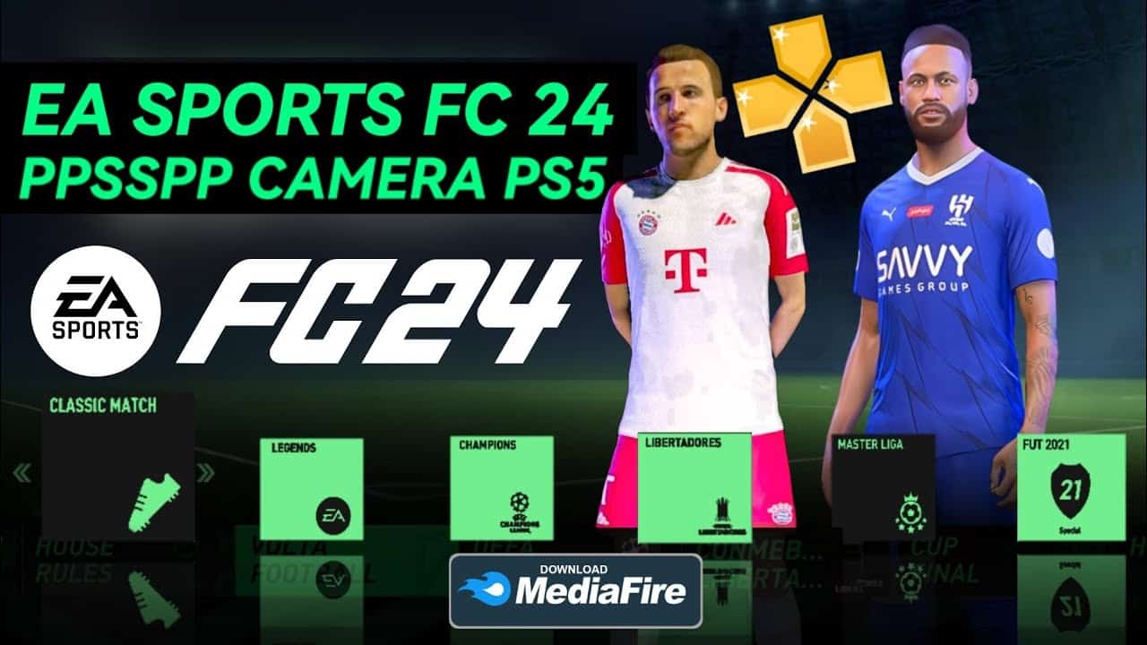 FIFA 24 ppsspp ps5 camera originale