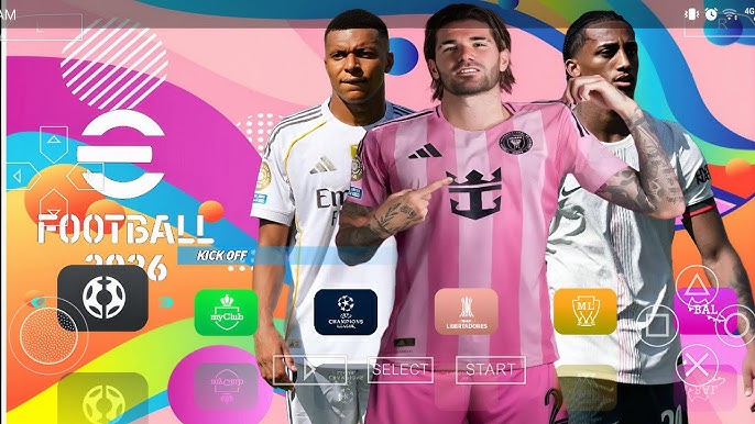 eFootball PES 2026 PPSSPP avec Commentaire Français et Caméra PS5