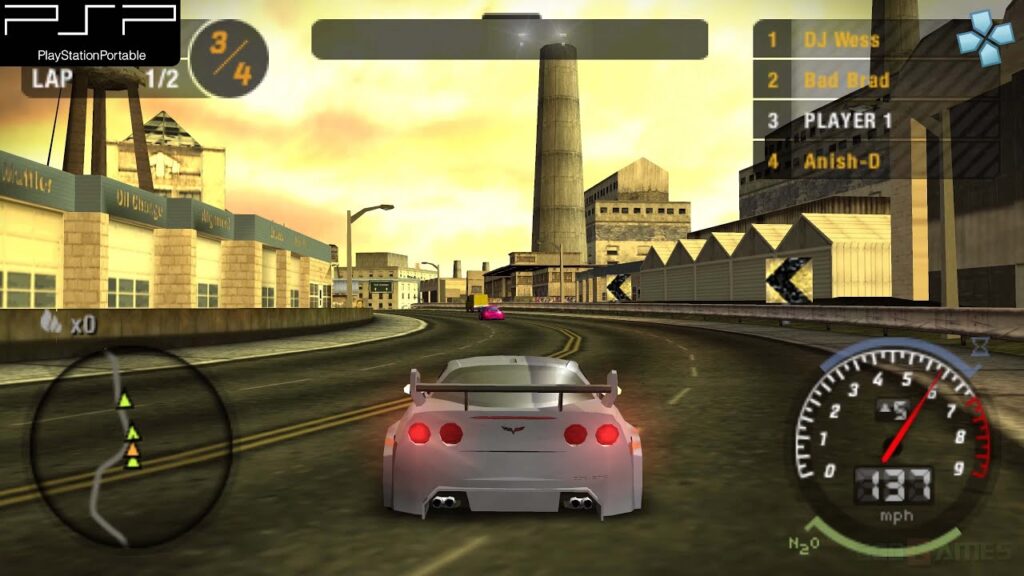 NFS Most Wanted 5-1-0 PPSSPP Android — Télécharger l’ISO NFS Most Wanted 5-1-0 PPSSPP Android